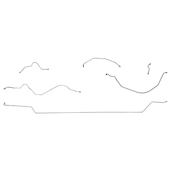 1949 Oldsmobile Futuramic/76/88 119" WB Drum Brake Line Kit 6pc, OE Steel