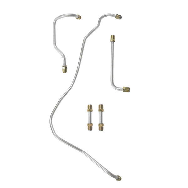 1958-59 Oldsmobile Ninety-Eight Super 88 371.1CID V8 4bbl Pump to Carb Lines, 5pc OE
