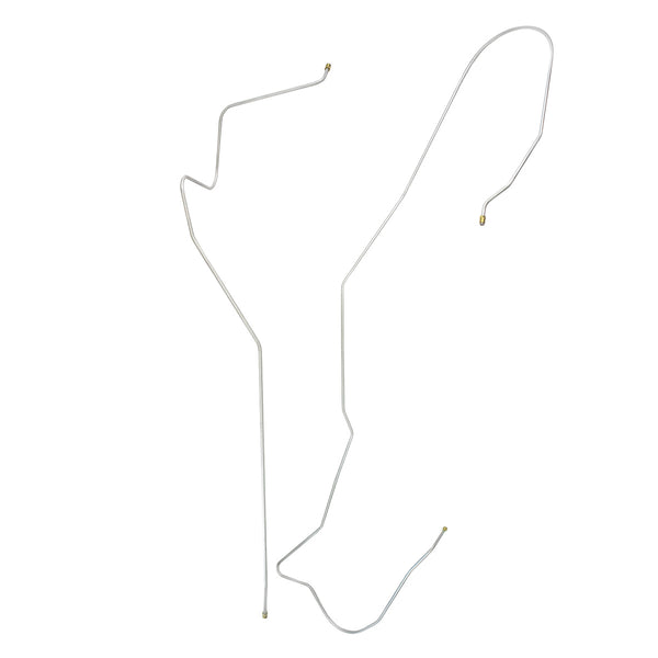 1954 Oldsmobile Super 88 122" WB Tank to Pump Main Fuel Lines 2pc, OE Steel