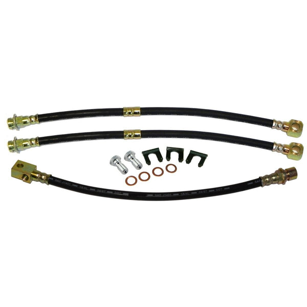 1969-70 Pontiac Catalina, Bonneville - Front Disc / Rear Drum 3 hose Kit. For cars with disc brakes. 12 pc