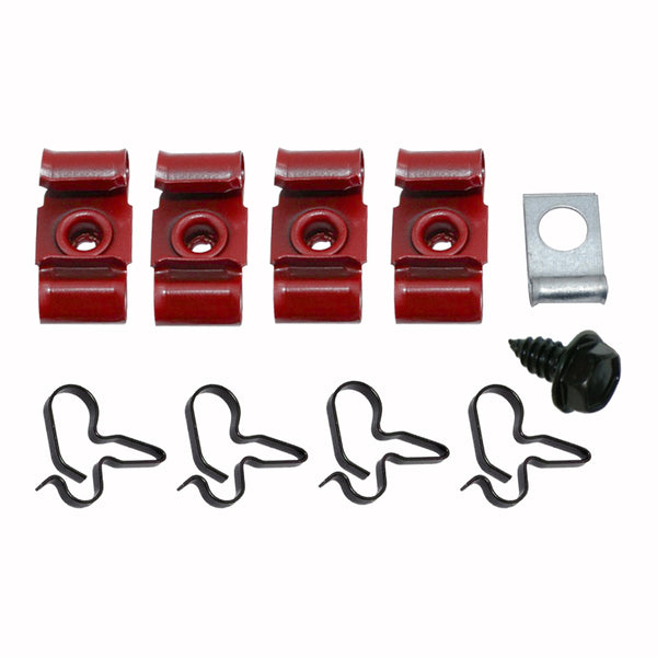 1966-67 GM Pontiac GTO Grand Prix A-Body Brake Line Clip Kit 10pc
