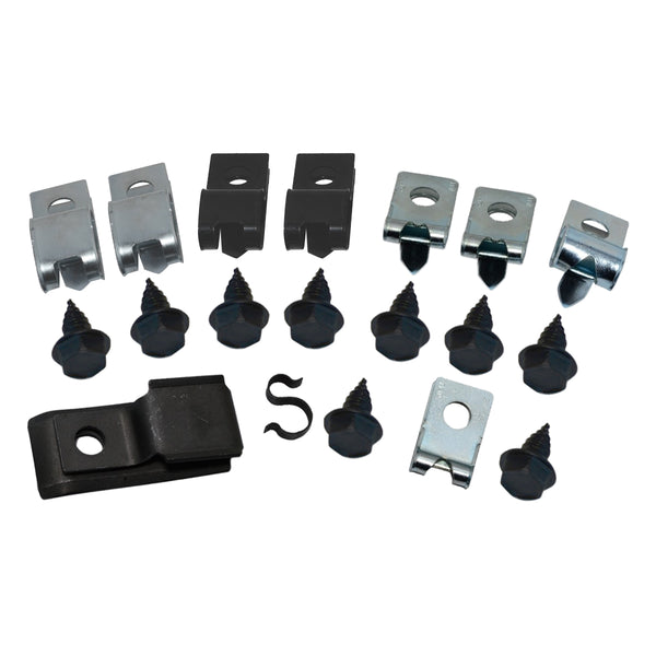 1970 GM Pontiac GTO Grand Prix A-Body Brake Line Clip Kit 19pc