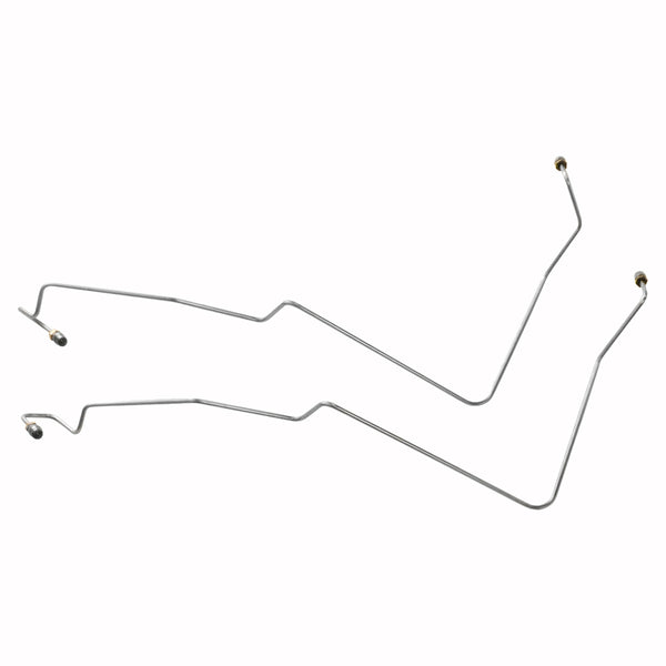 2000-05 Pontiac Grand Am GT Four-Wheel Disc w/ABS (Top of ABS) 3/16" M/C Brake Lines 2pc, OE Steel