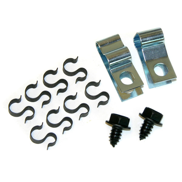 1968-69 GM Pontiac GTO A-Body Fuel Line Clip Kit 3/8" w/Return Line 12pc