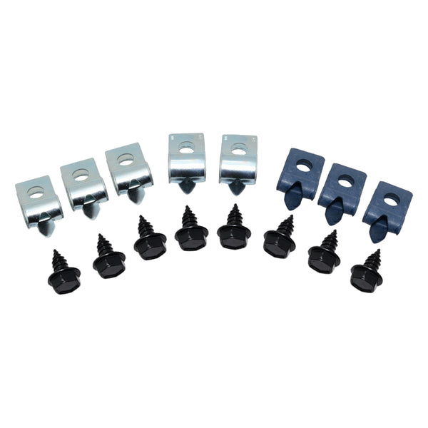 1971-72 GM Pontiac GTO A-Body Fuel Line Clip Kit 3/8" Fuel Line 16pc