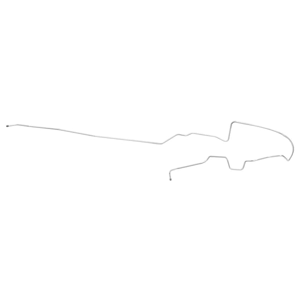1968-69 Plymouth Barracuda Valiant 3/8" Main Fuel Line 1pc, OE Steel