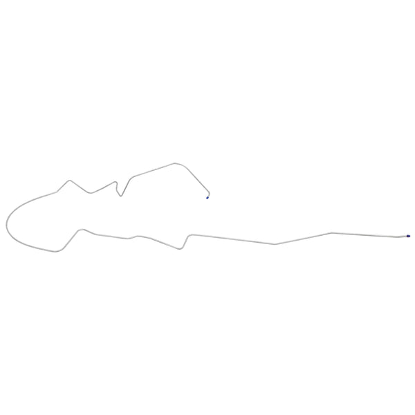 1974-76 Plymouth A-Body Duster/Valiant 5/16" Main Fuel Line 1pc, OE Steel