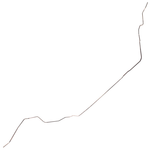 1967-68 Pontiac Bonneville Tank to Pump 3/8" Main Fuel Line 1pc, OE Steel