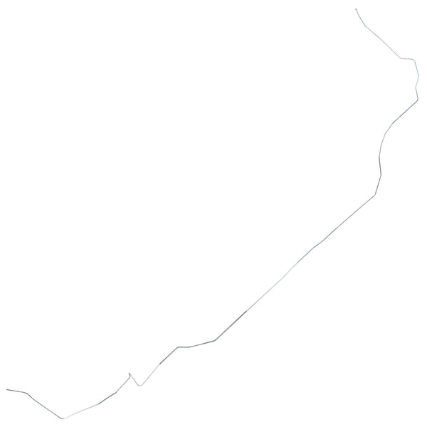 1971 Pontiac Bonneville Convertible 1/4" Fuel Return Line 1pc, OE Steel