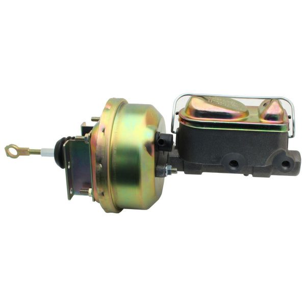 1964-66 Ford Mustang Upper Kit 7" Single Diaphram Booster with Firewall Bracket and Master Cylinder. For Automatic Transmission Only.