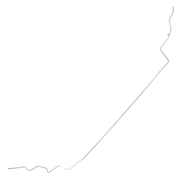 1963-64 Pontiac Catalina Tank to Pump 3/8" Main Fuel Line 1pc, OE Steel