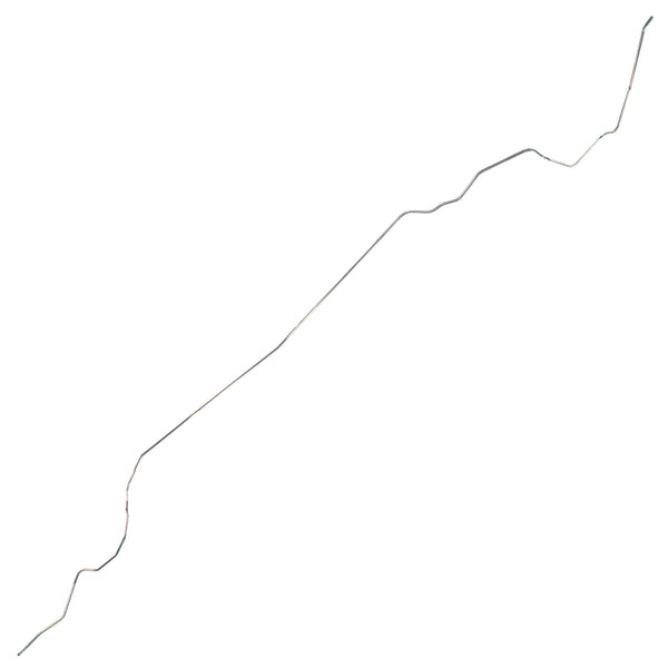 1966 Pontiac Catalina Convertible Tank to Pump 3/8" Main Fuel Line 1pc, OE Steel