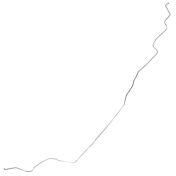 1967-68 Pontiac Catalina Hardtop Tank to Pump 5/16" Main Fuel Line 1pc, OE Steel