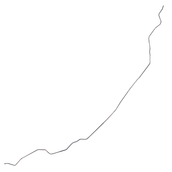 1969 Pontiac Catalina Convertible Tank to Pump 3/8" Main Fuel Line 1pc, OE Steel