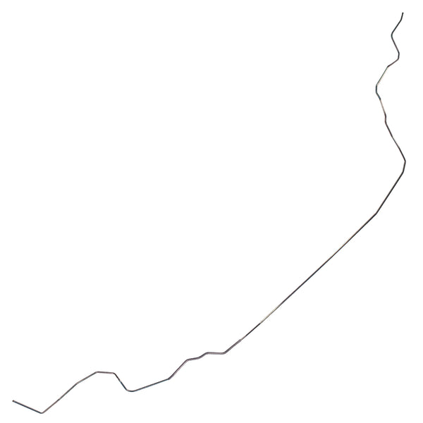 1969 Pontiac Catalina Hardtop Tank to Pump 3/8" Main Fuel Line 1pc, OE Steel