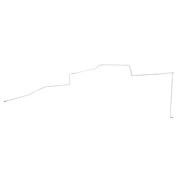 1970-71 Plymouth Cuda 5/16" Main Fuel Line 1pc, OE Steel