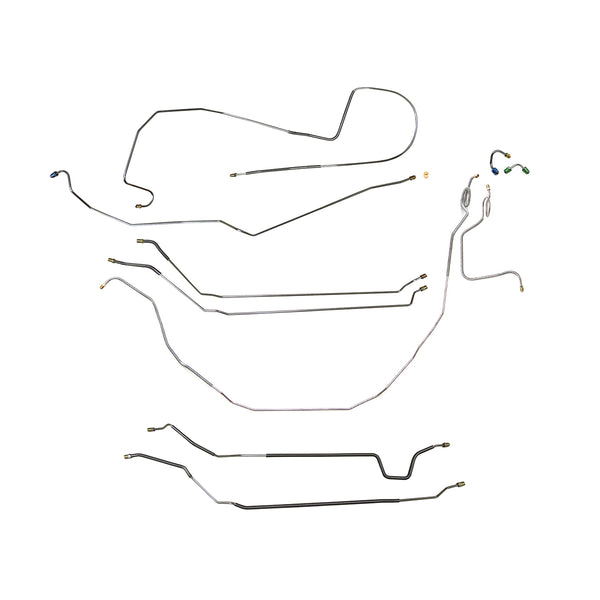 1967-68 Pontiac Firebird Valve at Master Disc Brake Conversion Kit, OE Steel