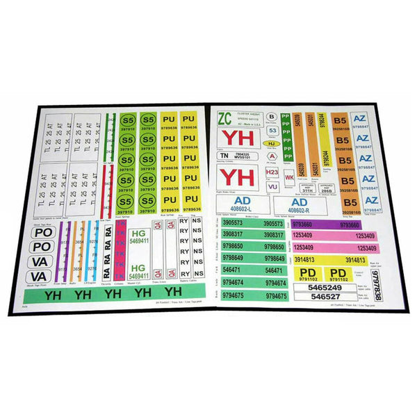 Concourse Detail Decals 1972 Pontiac Firebird Trans Am 2pc