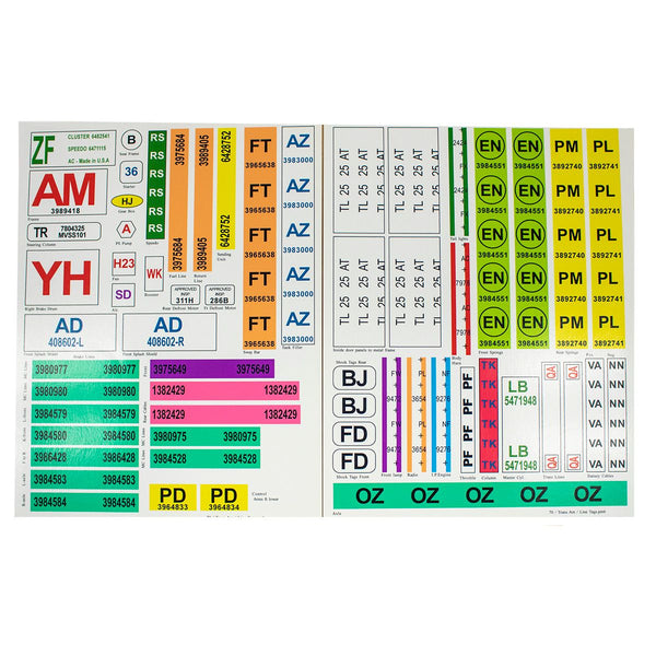 Concourse Detail Decals, 1978 Pontiac Firebird/Trans Am