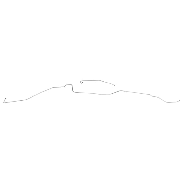 1968 Pontiac Firebird (PS Routing) Tank to Pump 3/8" Main Fuel Lines 2pc, OE Steel