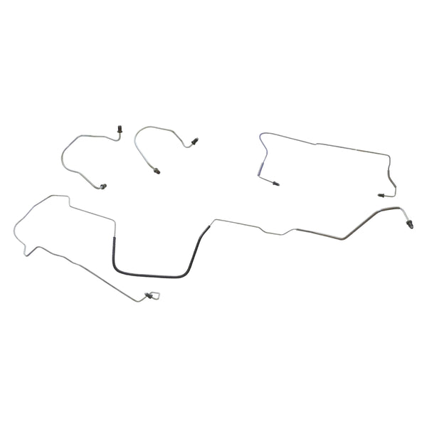1997-03 Pontiac Grand Prix Four-Wheel Disc w/ABS Front Brake Line Kit (w/o Flex) 4pc, OE Steel