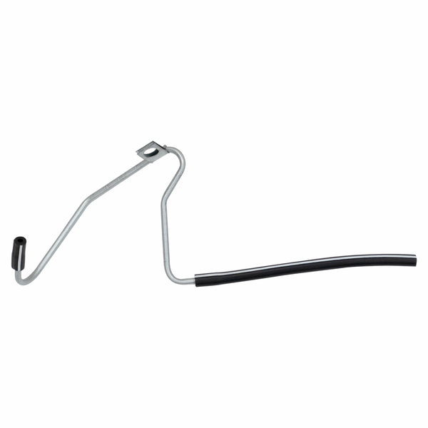 1968-69 Grand Prix V8 4bbl 3/16" Vacuum to Manifold Line w/Mounting Clip, OE Steel