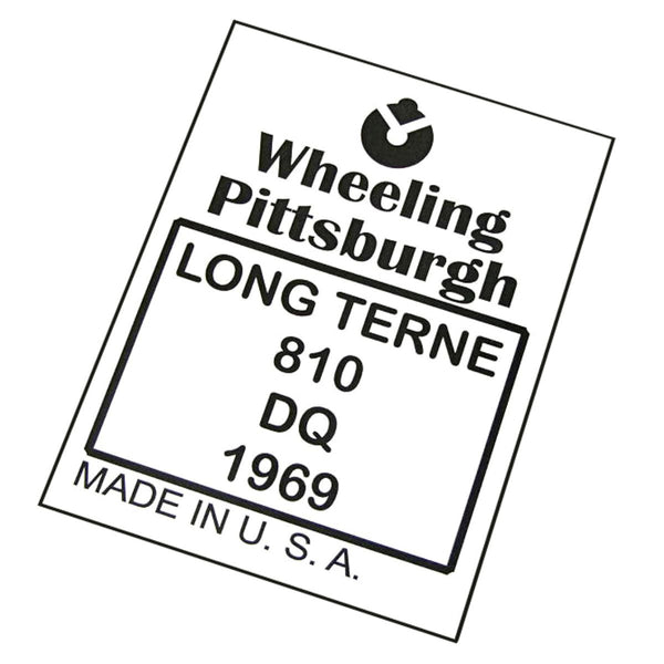 1969 GM Pittsburgh steel Gas Tank/Muffler Stencil