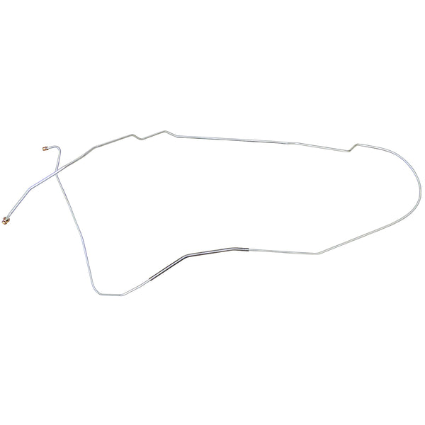 1967 Pontiac GTO Tempest LeMans Hardtop 1/4" F to R Brake Line 1pc, OE Steel