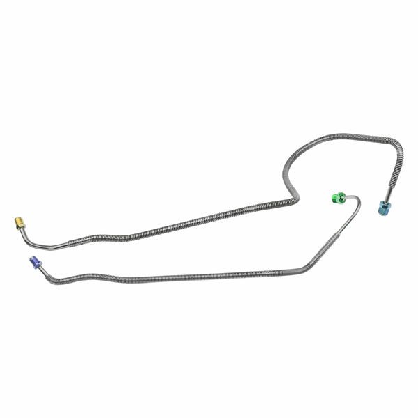 1968-72 GTO, 442, GS,  Wagon, 4 Door, Manual Drum Master Cylinder Lines, 2pc, OE Steel