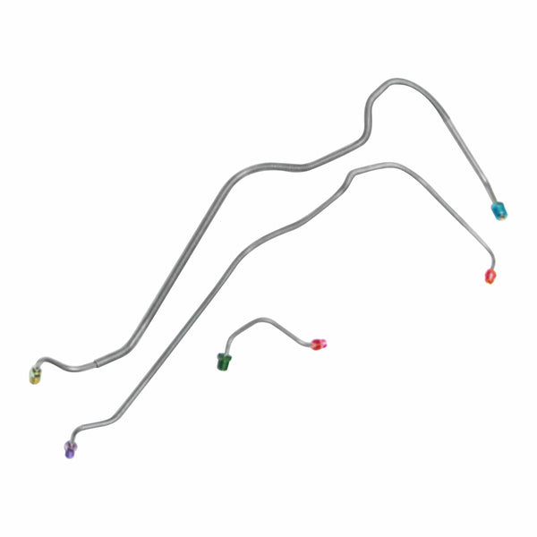 1968-69 Pontiac Oldsmobile Buick A-Body Power Disc M/C Lines 3pc OE Steel