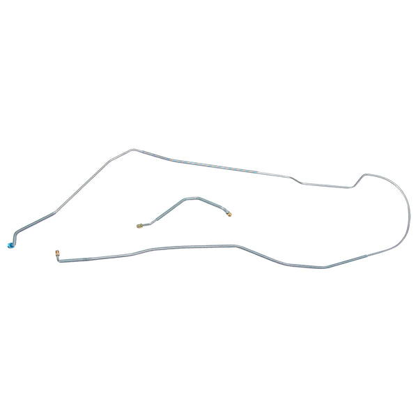 1970 Pontiac GTO/Tempest/LeMans Hardtop Disc Brake 1/4" Front to Rear Brake Lines 2pc, OE Steel