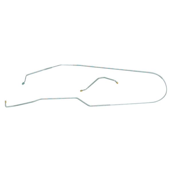 1970 Pontiac GTO/Tempest/LeMans Front to Rear Brake Lines 2pc, Conv, Disc Brakes, OE Steel