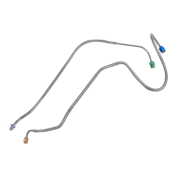 1971-72 Pontiac/Buick/Oldsmobile A-Body Manual Disc 3/16", 1/4" M/C Brake Lines 2pc, OE Steel