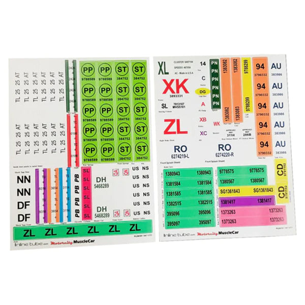 Concourse Detail Decals 1969  GTO Judge RA III Convertible No AC