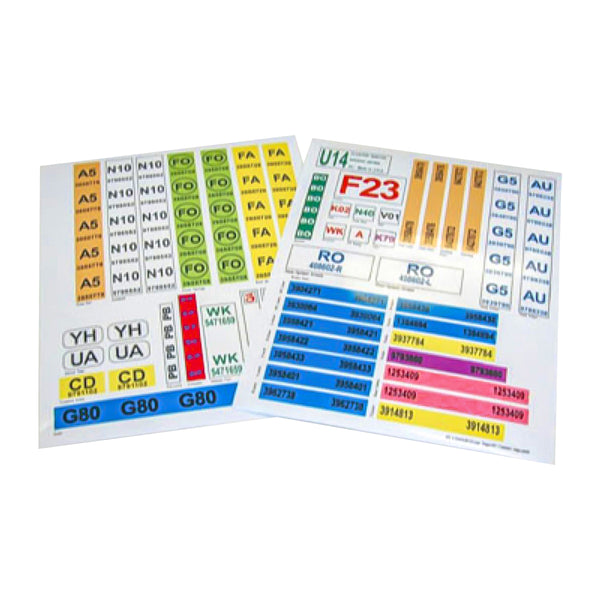 Concourse Detail Decals 1969 GTO Std 400 Hardtop No AC