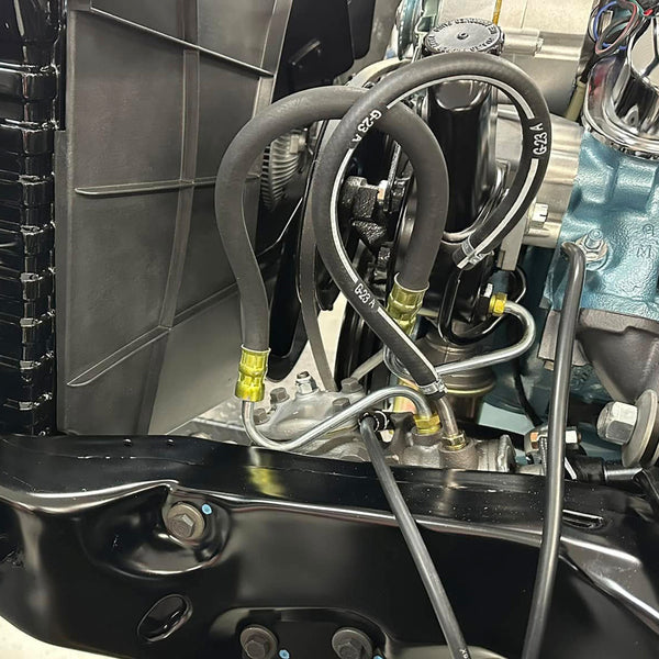 1970-72 Pontiac GTO Tempest LeMans Power Steering Return Line 1pc OE Steel