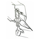 1967 Pontiac GTO Tempest LeMans Trunk Vent Tube 1pc, OE Steel