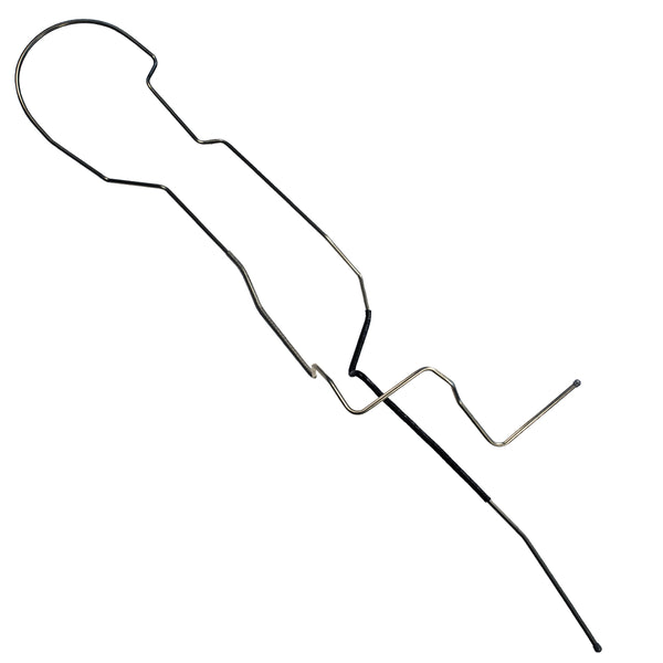 1971-72 Pontiac GTO/Tempest/LeMans Hardtop (DS Routing) 3/8" Main Fuel Line 1pc, OE Steel