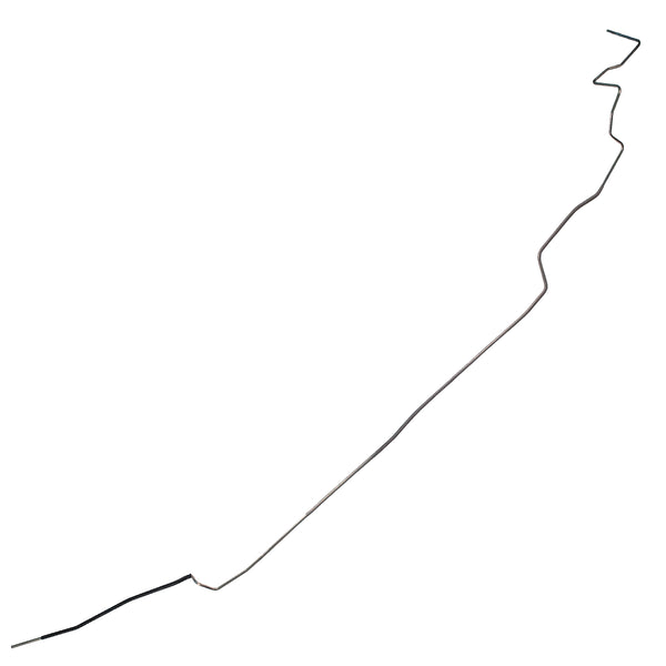 1971-72 Pontiac GTO/Tempest/LeMans Convertible (DS Routing) 3/8" Main Fuel Line 1pc, OE Steel