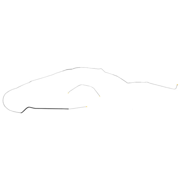 1970 Pontiac GTO Tempest LeMans Convertible (PS Routing) 1/4" Fuel Return Lines 2pc, OE Steel