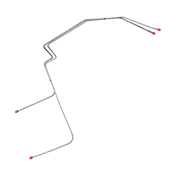 1967 Pontiac GTO H.O.Ram Air Exhaust T400 5/16" Trans Cooler Lines 2pc, OE Steel