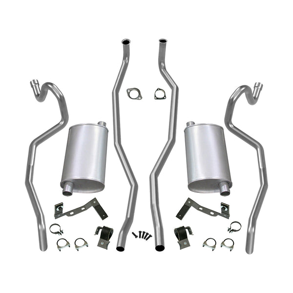 1967 Pontiac GTO Lemans Tempest Std Manifold Stock Exhaust Kit 2"