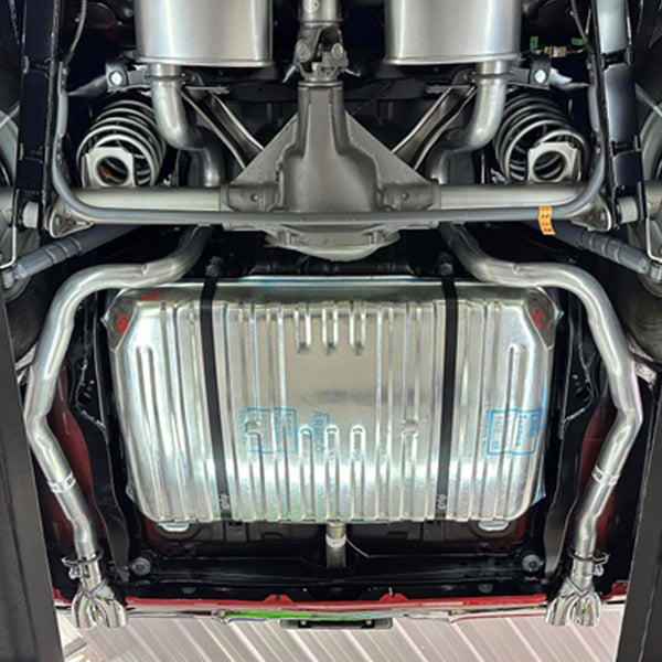 1970-72 Pontiac Lemans Tempest 2-1/4" Tail Pipes, Turn Down at Rear Valance