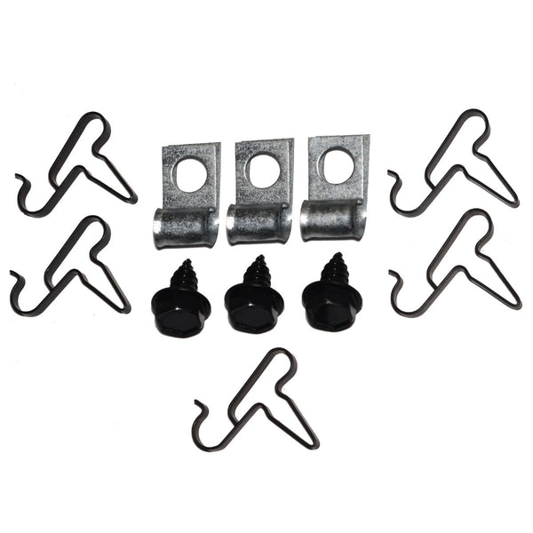 1949-52 Pontiac Fuel Line Clips 3/8" 8pc