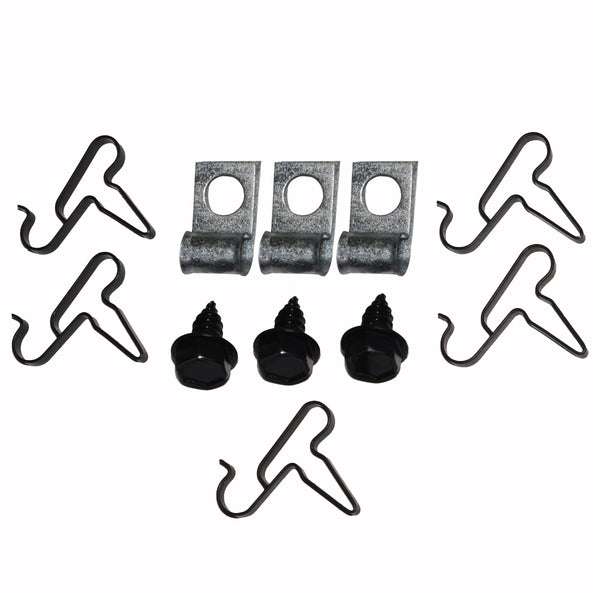 1953-54 Pontiac Fuel Line Clips 3/8" 8pc