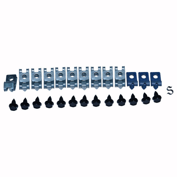1971-76 Pontiac Fuel Line Clips 3/8" w/Return 24pc