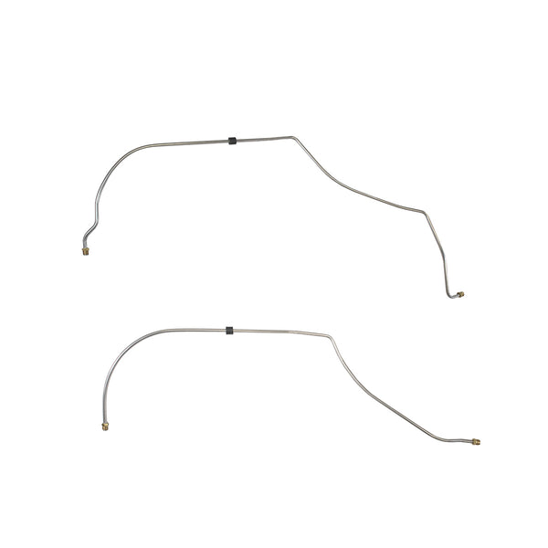 1955-57 Pontiac 3/8" Trans Cooler Lines 2pc, OE Steel