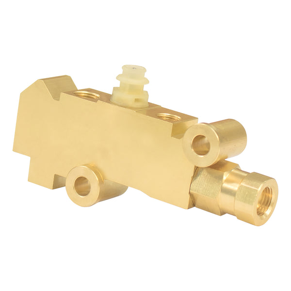 1978-82 Chevy Corvette Proportioning Valve For Front Disc Rear Disc, (One Fitting on Valve is a Different Size than Original)