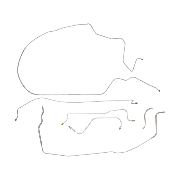 1963 Plymouth Belvedere/Fury B-Body Power Drum Brake Line Kit 6pc, OEM