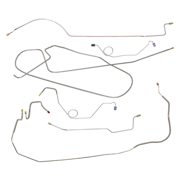 1967 Plymouth Belvedere GTX Satellite w/ Straight Right Front, Dana 60 Rear Axle, Power Disc Brake Line Kit 7pc, OE Steel